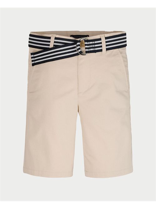 Tommy Hilfiger Kids' Bermuda Shorts with Belt TOMMY HILFIGER | KB0KB09474ACI